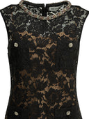 Self Portrait Embroidered Short Dress