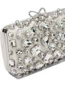Self Portrait Clutch With Crystals