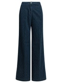 Shaft Jeans "Flare Pin Diamond" Wide Leg Jeans