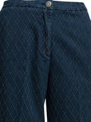Shaft Jeans "Flare Pin Diamond" Wide Leg Jeans