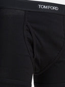 Tom Ford Cotton Boxer Shorts With Logo