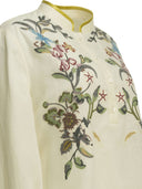 Valentino Embroidered Chemisier Short Dress