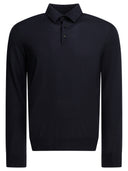 Zegna Cashmere Polo Sweater