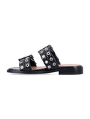 Chaussures plates ganni noires