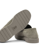 Brunello Cucinelli Suede Loafers With Charm
