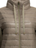 Kurze Daunenjacke aus Baumwolle und ultraleichtem Nylon von Herno