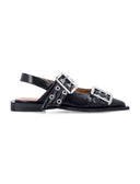 Ganni Flat Shoes Black