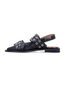 Ganni Flat Shoes Black