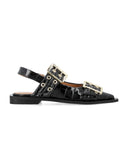Ganni Flat Shoes Black