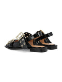 Ganni Flat Shoes Black
