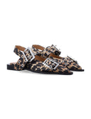 Ganni Flat Shoes Brown