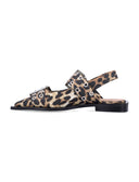 Ganni Flat Shoes Brown