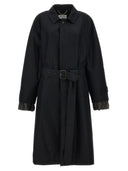 Maison Margiela Long Single Breasted Trench Coat
