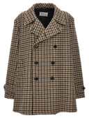 Maison Margiela Double Breasted Check Coat