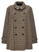 Maison Margiela Double Breasted Check Coat