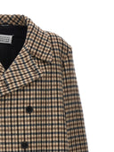Maison Margiela Double Breasted Check Coat