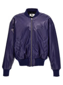 Mm6 Maison Margiela Logo Bomber Jacket