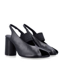 Mm6 Maison Margiela Flat Shoes Black