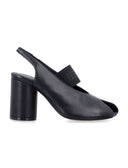 Mm6 Maison Margiela Flat Shoes Black