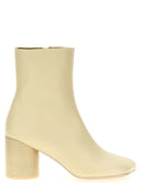 Mm6 Maison Margiela Stitch Out Leather Ankle Boots