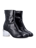 Mm6 Maison Margiela Flat Shoes Black