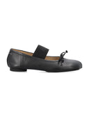 Mm6 Maison Margiela Flat Shoes Black