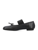 Mm6 Maison Margiela Flat Shoes Black
