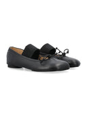 Mm6 Maison Margiela Flat Shoes Black