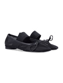 Mm6 Maison Margiela Flat Shoes Black