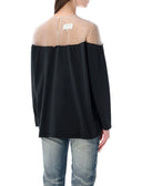 Mm6 Maison Margiela T Shirts And Polos Black