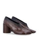 Mm6 Maison Margiela Flat Shoes Brown