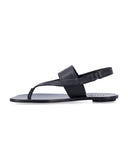 MM6 Maison Margiela chaussures plates noires
