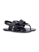 MM6 Maison Margiela chaussures plates noires