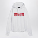Dsquared2 White Cotton Hoodie
