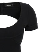 Abito dsquared2 'bodycon tagli'