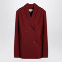 Loulou Studio Bourgondië Double Breasted Jacket in wol