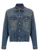 MM6 Maison Margiela Raw Cut Denim Jacke