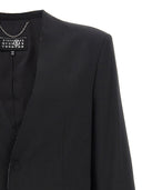 Mm6 maison margiela blazer a petto singolo