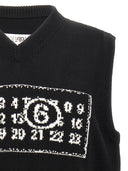 Mm6 Maison Margiela Jacquard Logo Vest