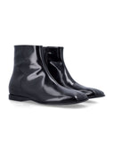 Mm6 Maison Margiela Flat Shoes Black