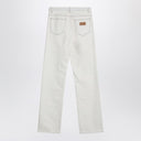 MM6 Maison Margiela White Jeans con parches