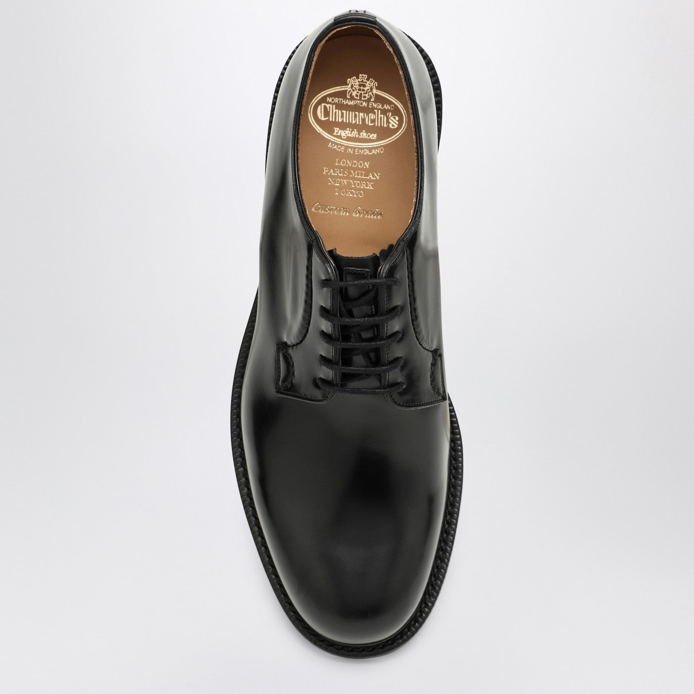 Chaussures de derby Shannon Black de l'église – Balardi