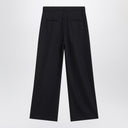 'S Max Mara Midnight Blue Crêpe Wool Trousers