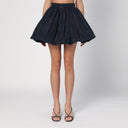 파투 블랙 풍선 미니 스커트