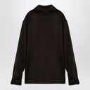 Zegna Brown Cashmere Shirt
