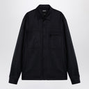 Zegna Dark Grey Wool Shirt