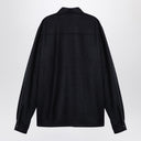 Zegna Dark Grey Wool Shirt