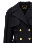 ELISABETTA franchi Redingote Line gabardina