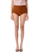 Pantalones cortos de autorretrato marrón