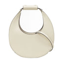 Mini Moon Crossbody Staud Cream Leather